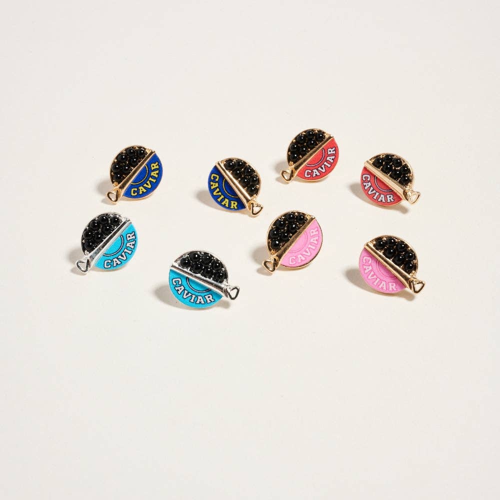 0.5 Inch Canned Caviar Bead Vacation Post Earrings