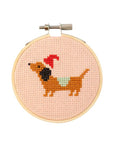 Christmas Dachshund Cross Stitch Kit