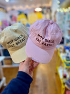 Hot Girls Eat Bread Baseball Hat - body positivity
