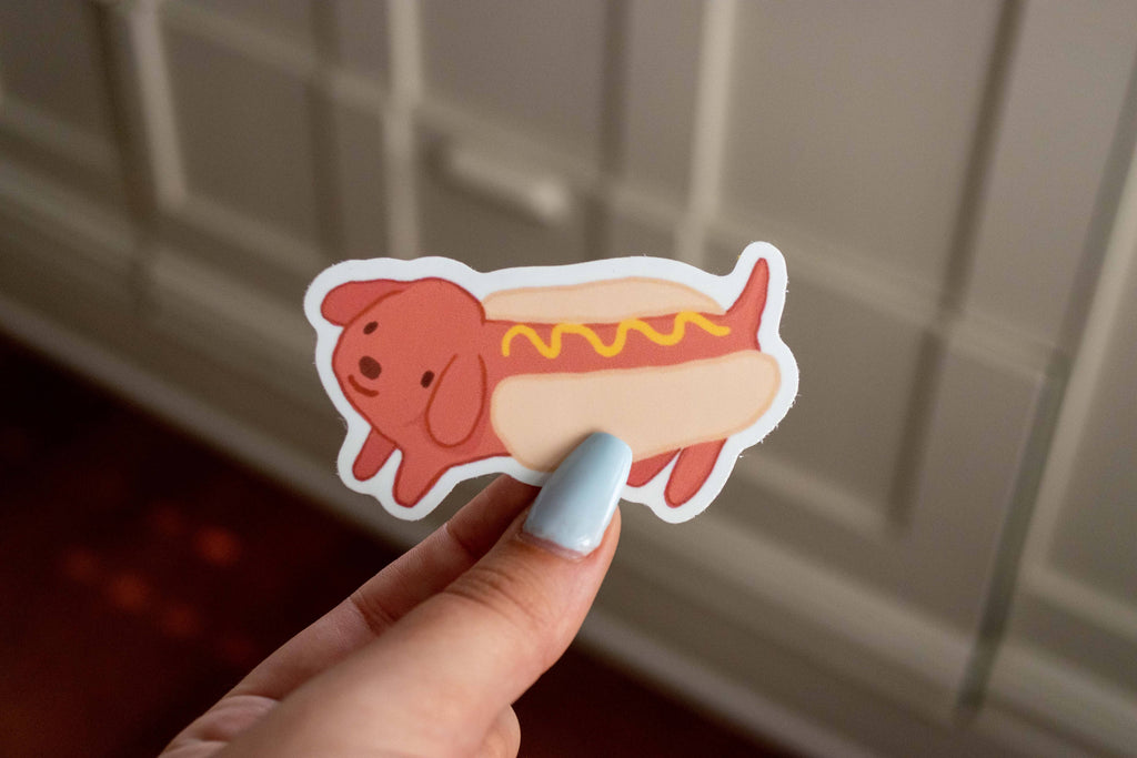 Hotdog Dog Sticker