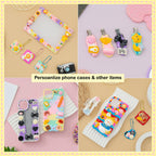 Rainbow Decoden Cream Set, Fake Whipped Cream Glue For DIY