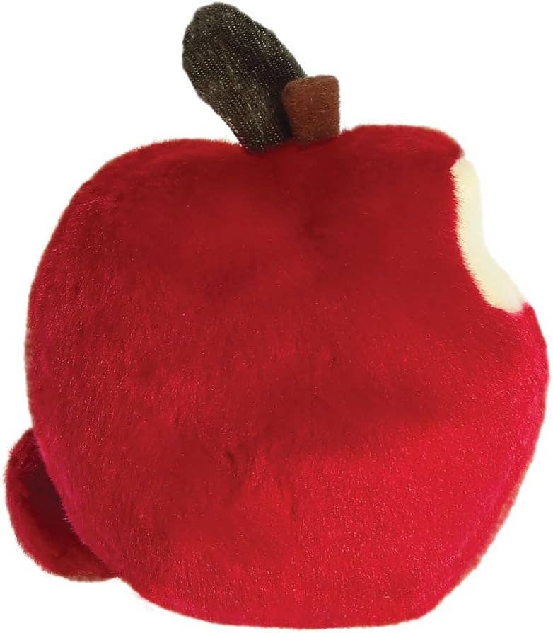 5" Plush Crisp Fall Red Apple Palm Pals