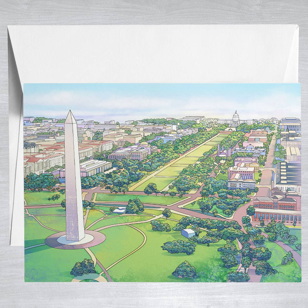 National Mall - Washington DC - Greeting Card