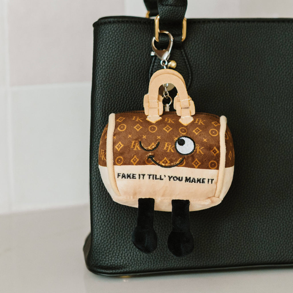 Handbag "Fake It" Plush Bag Charm