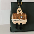 Handbag "Fake It" Plush Bag Charm