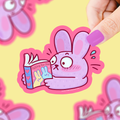 Smut Reader Spicy Book Funny Booktok Trendy Vinyl Sticker