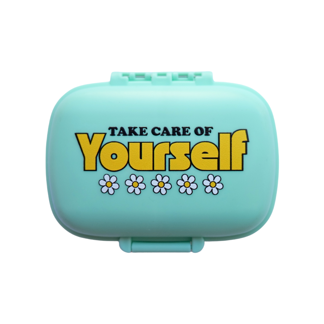 Take Care of Yourself Pill Case