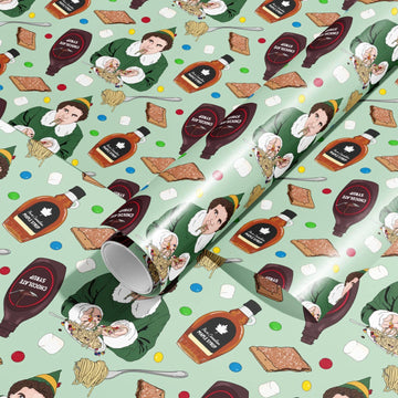 Breakfast Spaghetti Gift Wrap Wrapping Paper