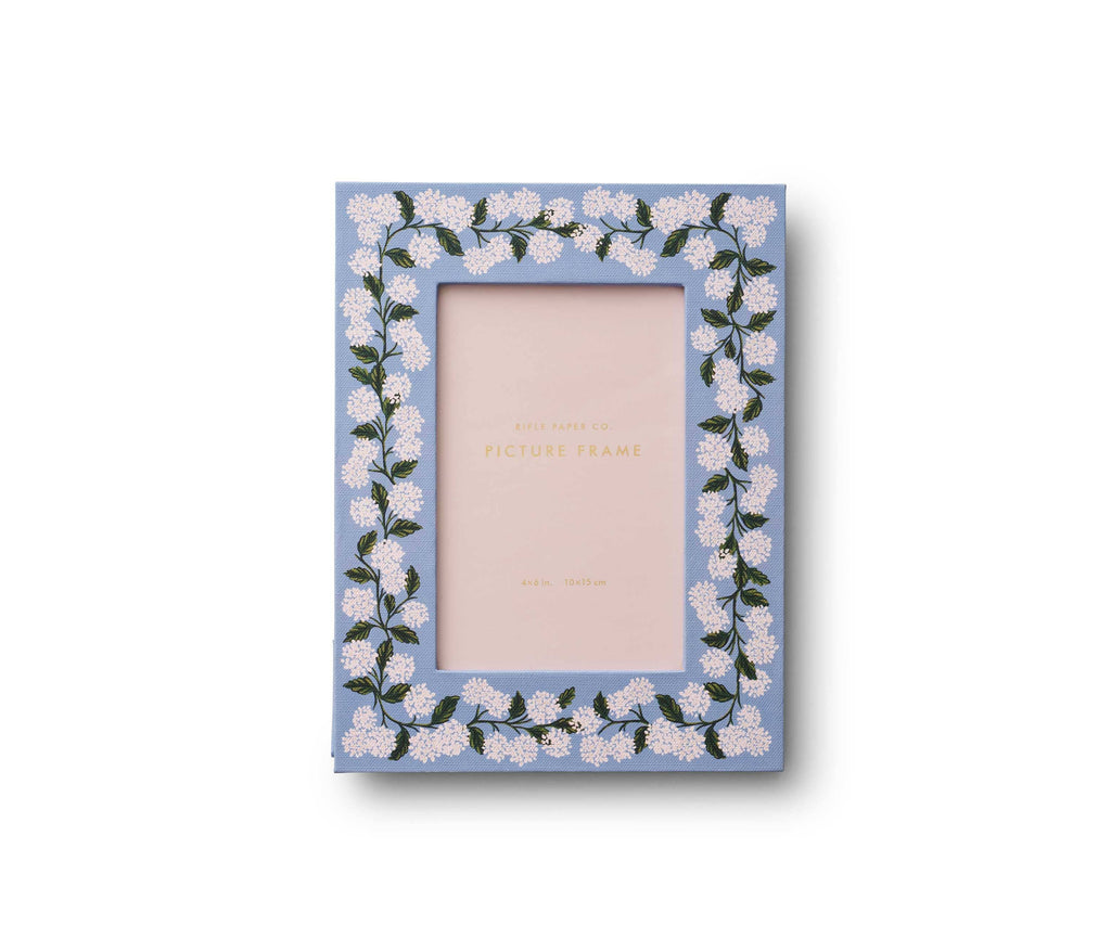 Hydrangea Paper Wrapped Picture Frame