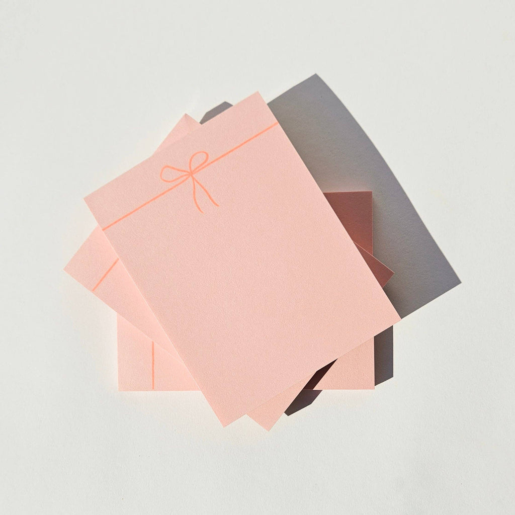 Bow - Risograph Small Notepad
