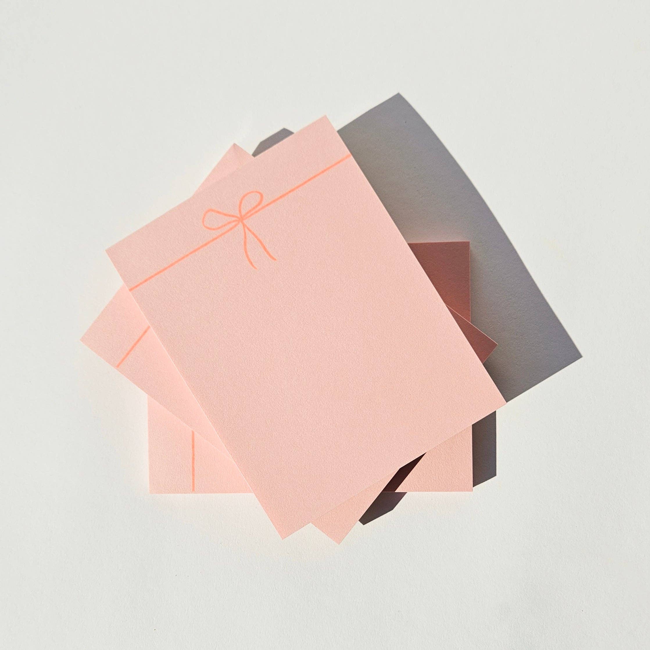 Bow - Risograph Small Notepad