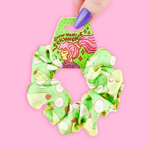 Banana Hair Scrunchie, Cute Hair Accessories, Hair Ties