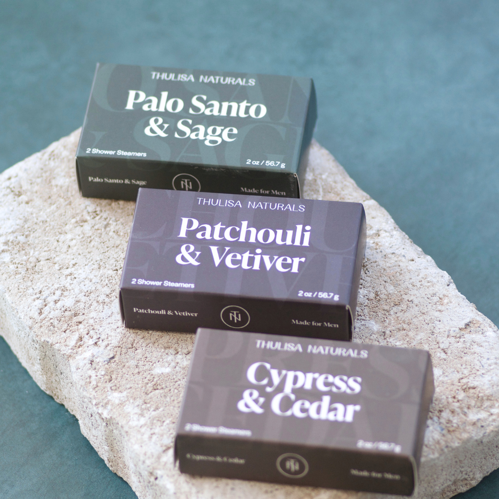 Patchouli & Vetiver Shower Steamers – Men’s Aromatherapy
