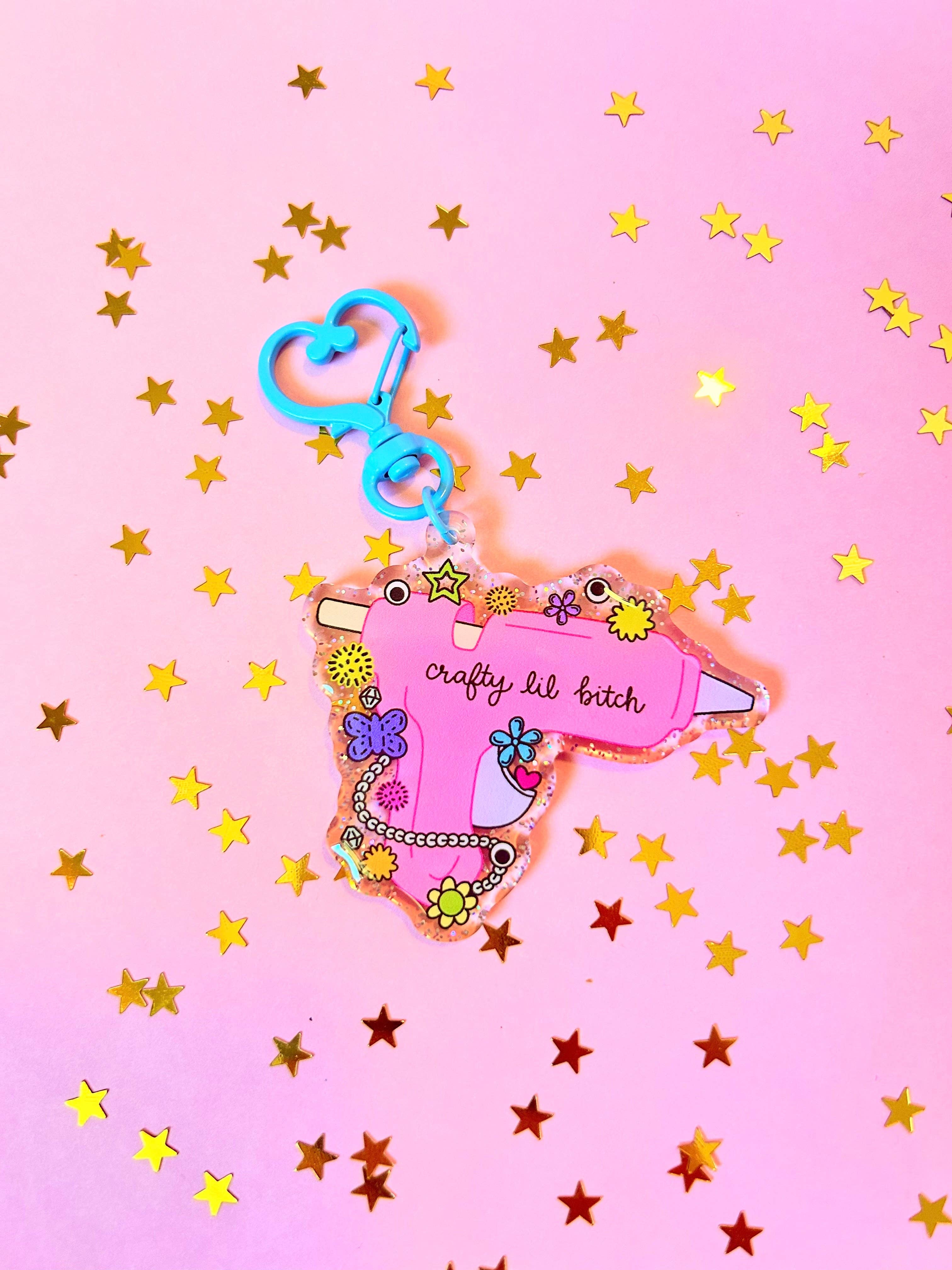 Crafty Lil Bitch Keychain