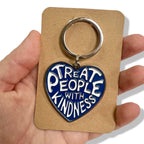 Treat People With Kindness Enamel Keychain – Harry Inspired