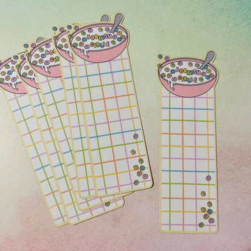 Cereal Bookish Girlie Bookmark