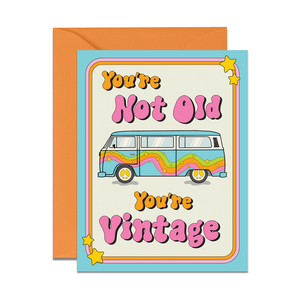 You're Vintage Birthday Card