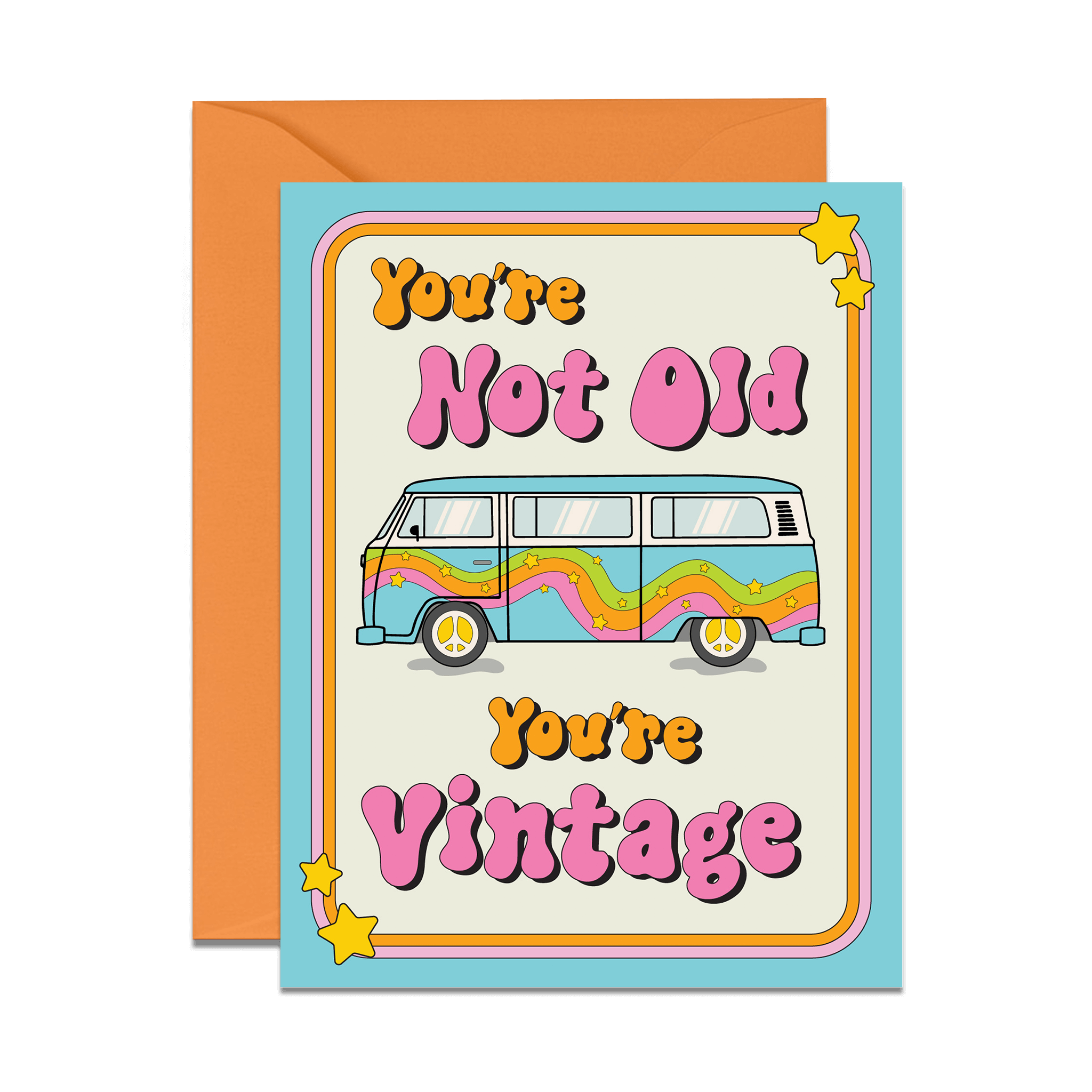 You're Vintage Birthday Card