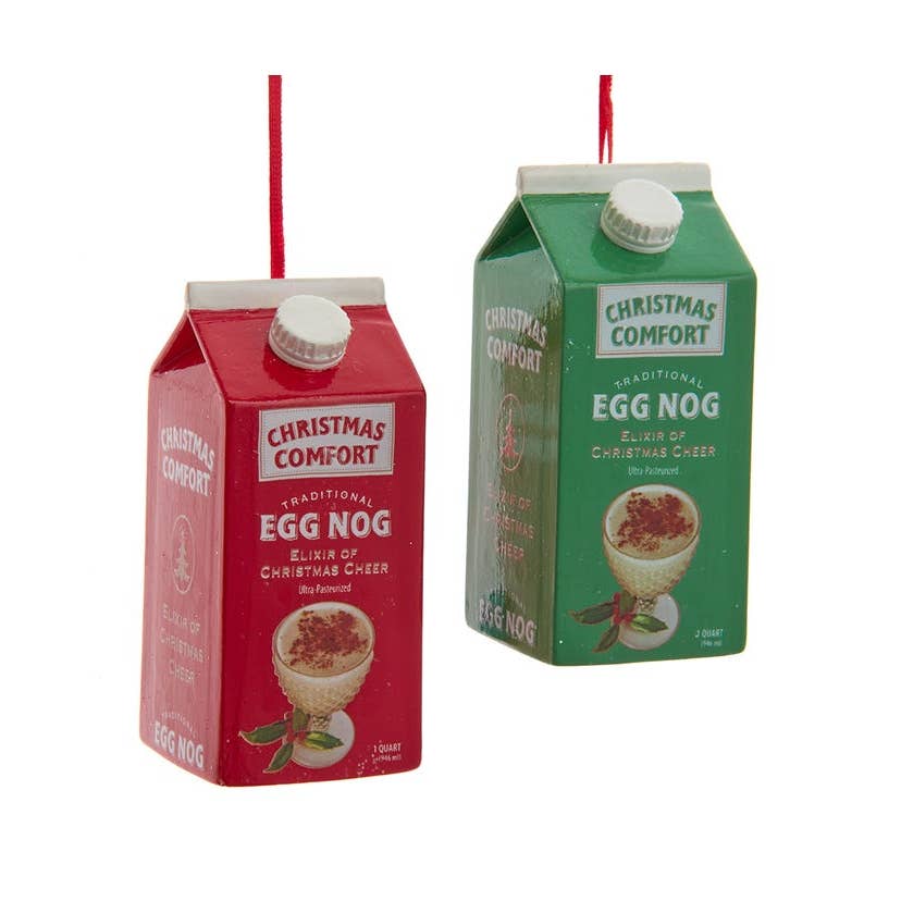 Egg Nog Carton Ornament