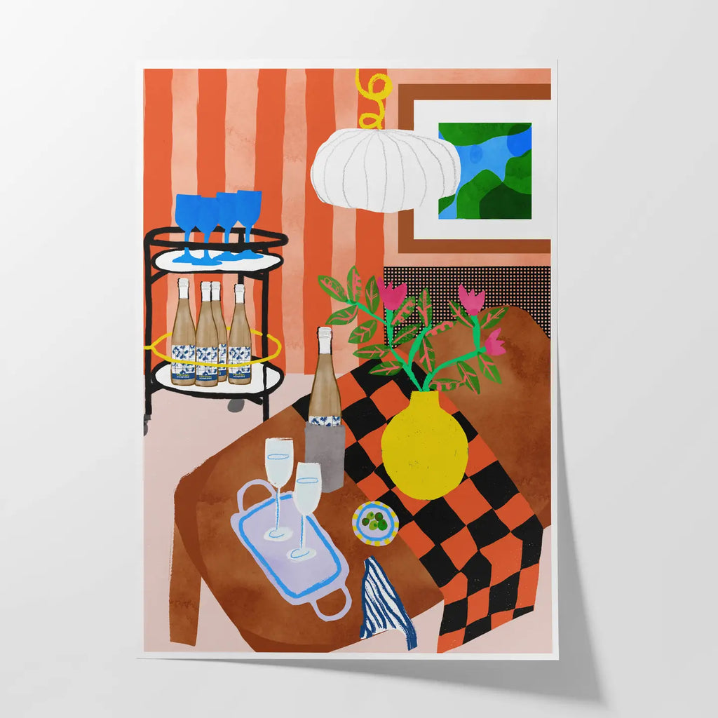 Cocktail Happy Hour Art Print