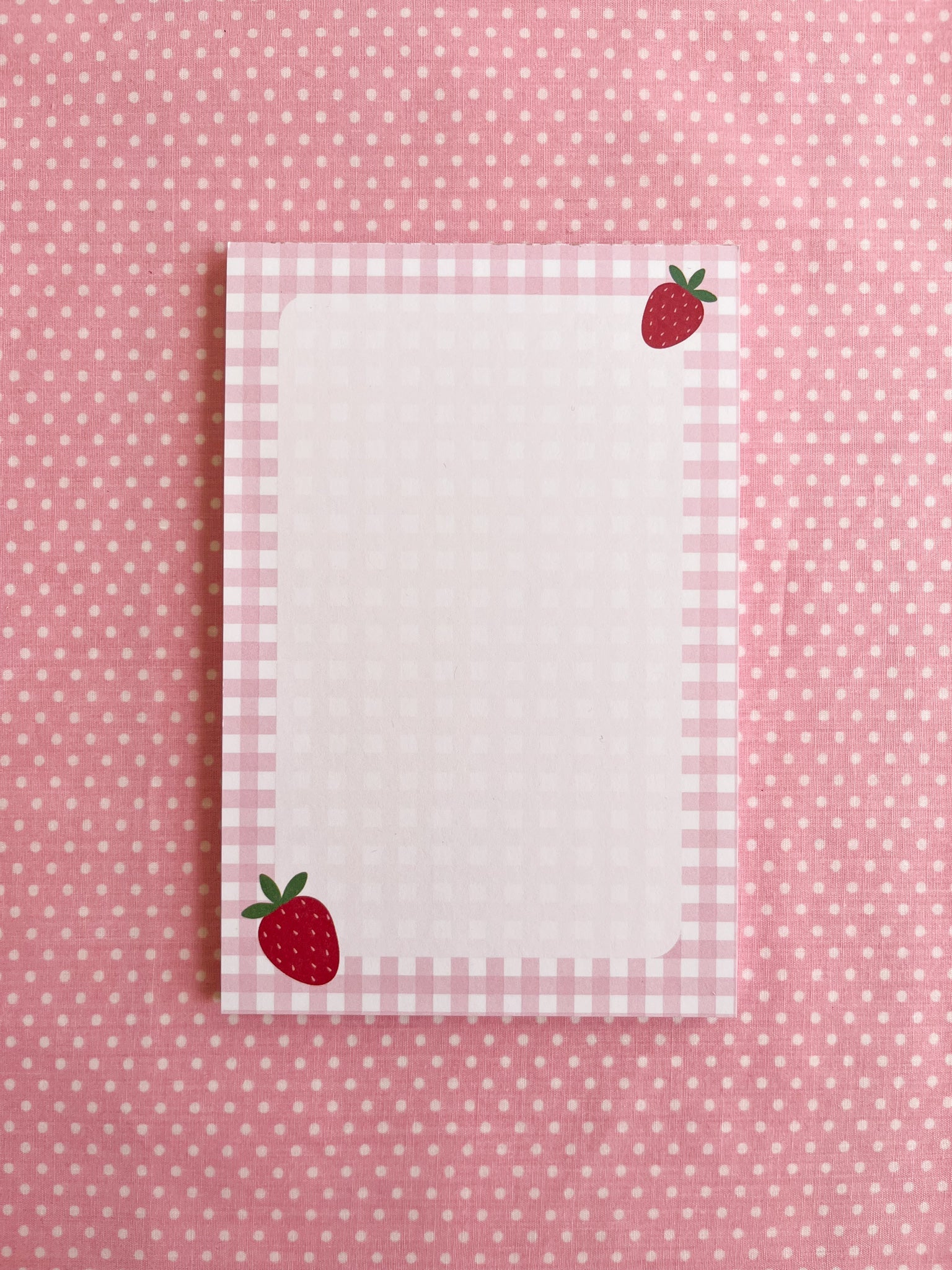 Strawberry Notepad