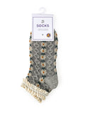 Rufia - Summer Floral Pattern Lace Trim Low-Cut Socks