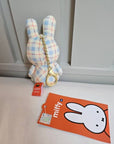 Limited Edition Check Miffy Keychain Plush