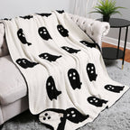 Ghost Patterned Throw Blanket