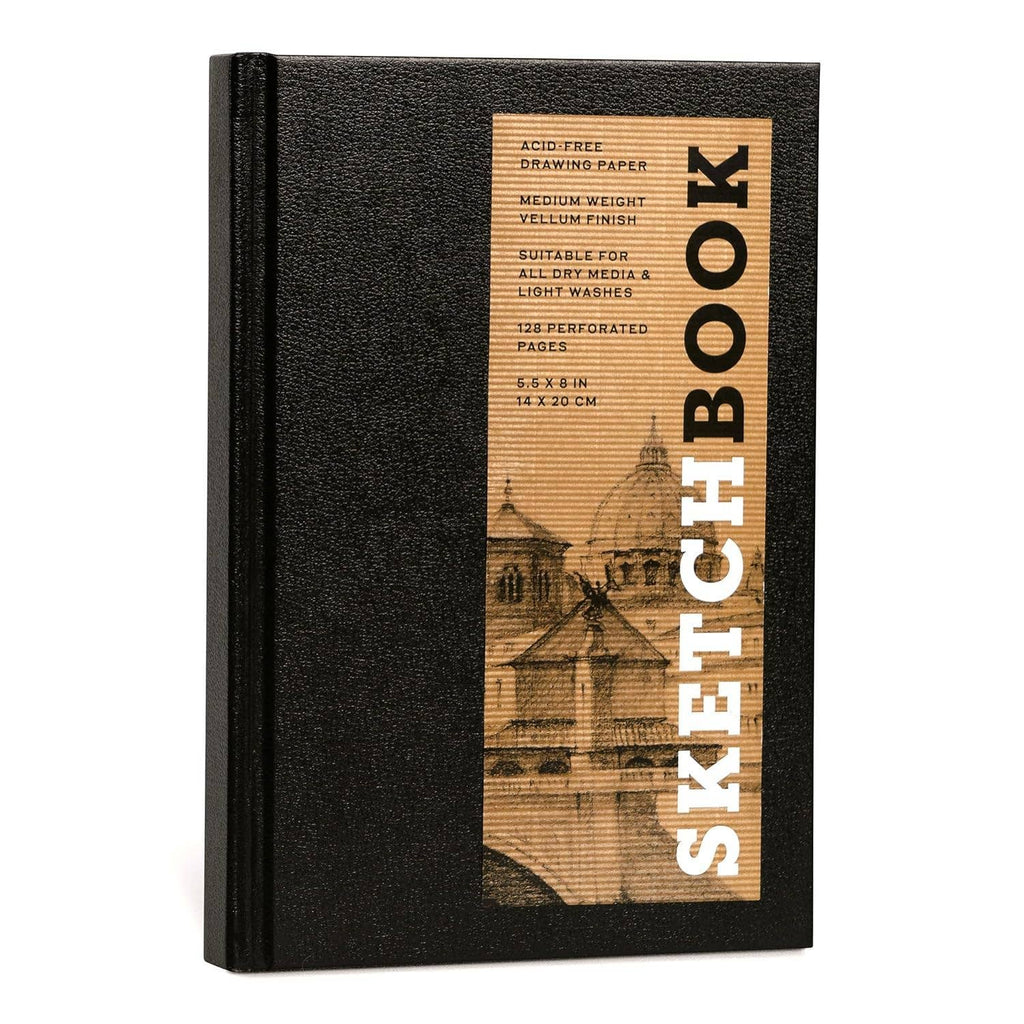 Small Sketchbook Bound Hardcover - Black