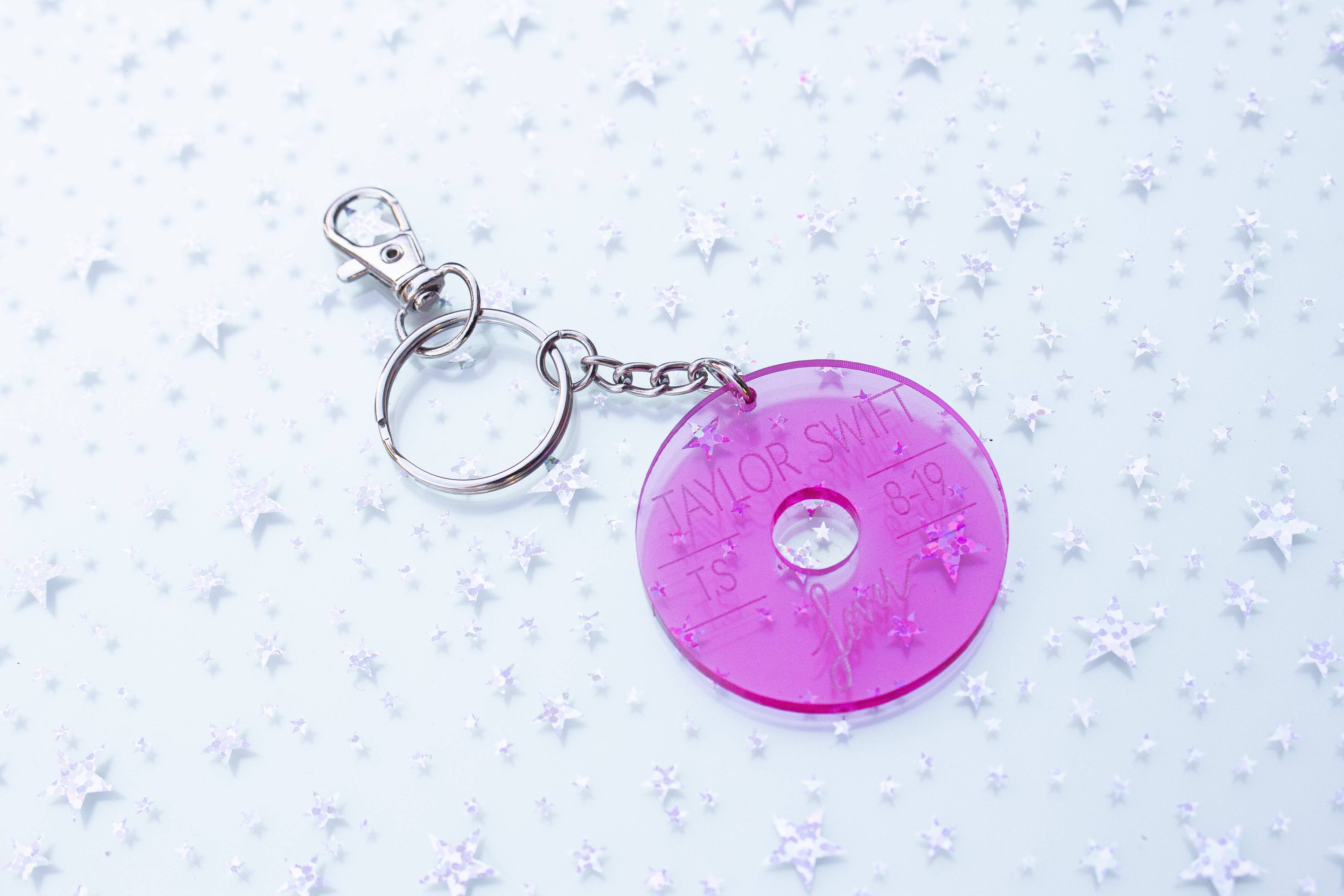 Taylor Swift Album Keychains