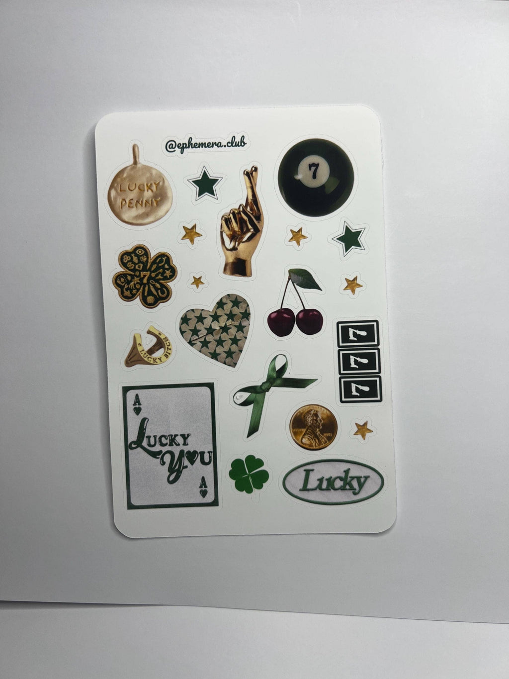 Lucky Charm Sticker Sheet