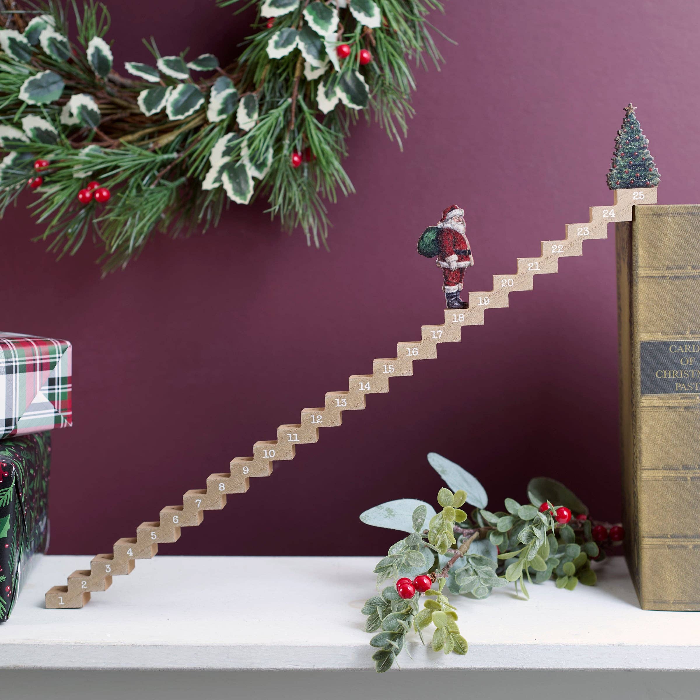 Santa Stairs Sitter Countdown