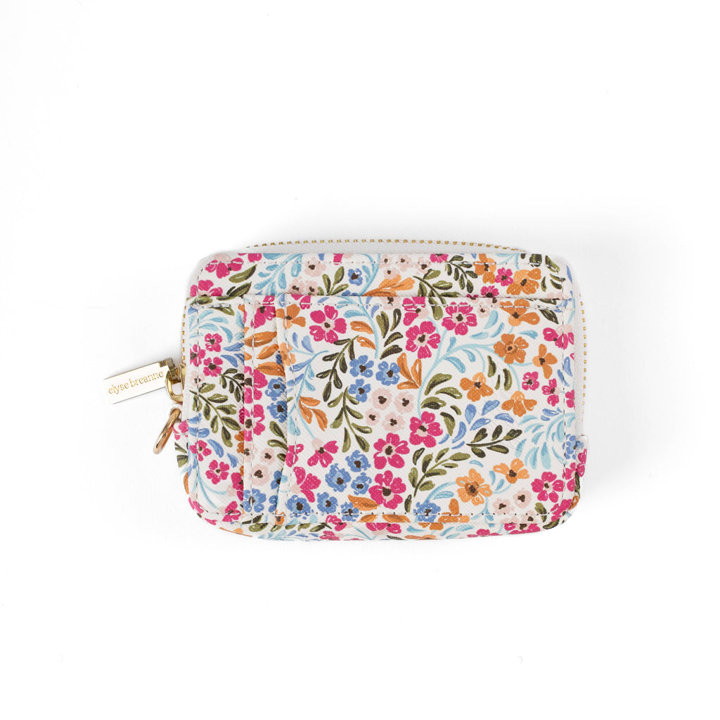 Floral Zip Wallet