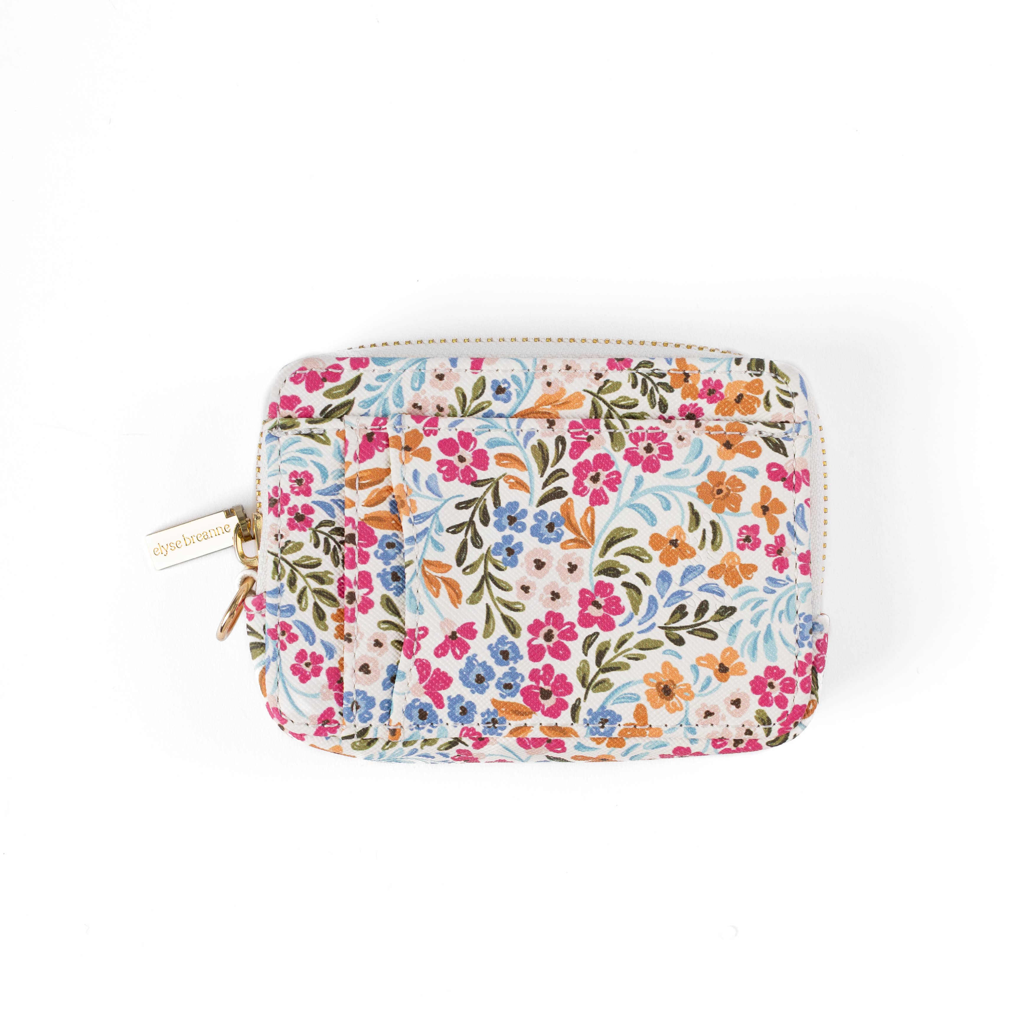 Floral Zip Wallet