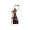 Soy Sauce Liquid Glitter Sparkle Shaker Acrylic Keychain