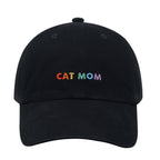 Cat Mom Hat | Embroidered Cat Mom Baseball Cap | Gift for Cat Lovers | HatPhile