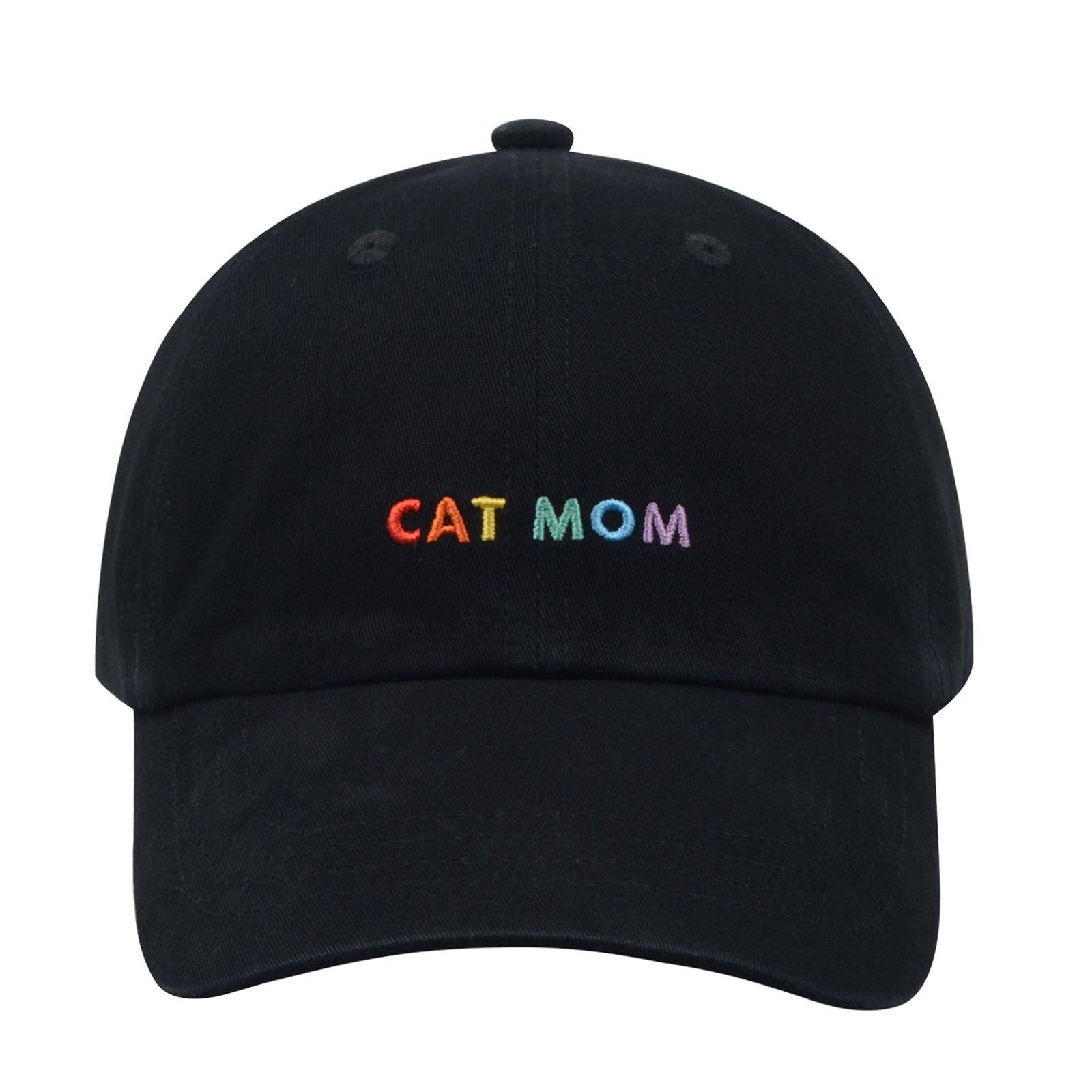 Cat Mom Hat | Embroidered Cat Mom Baseball Cap | Gift for Cat Lovers | HatPhile