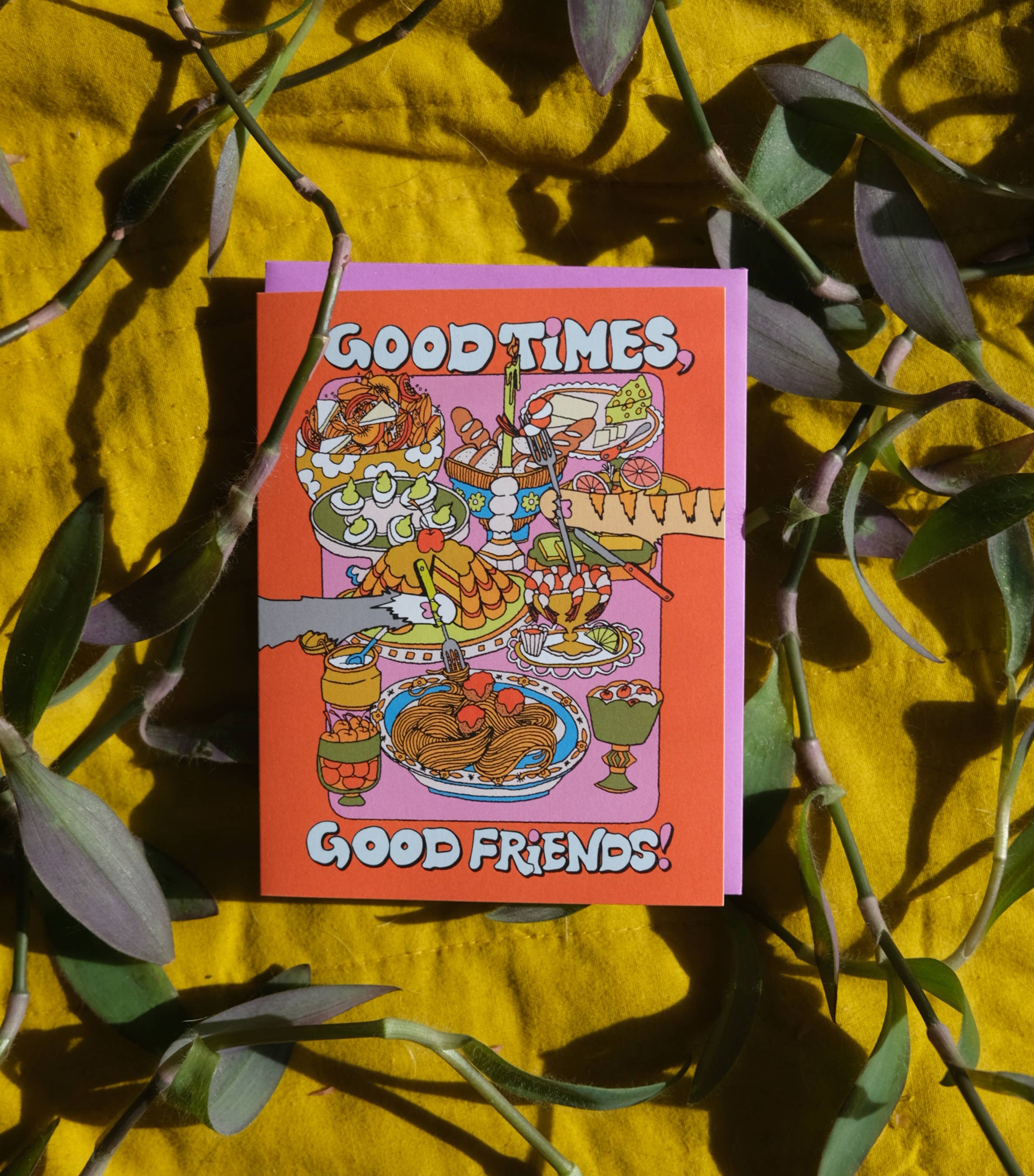 Card - Good Times, Good Friends
