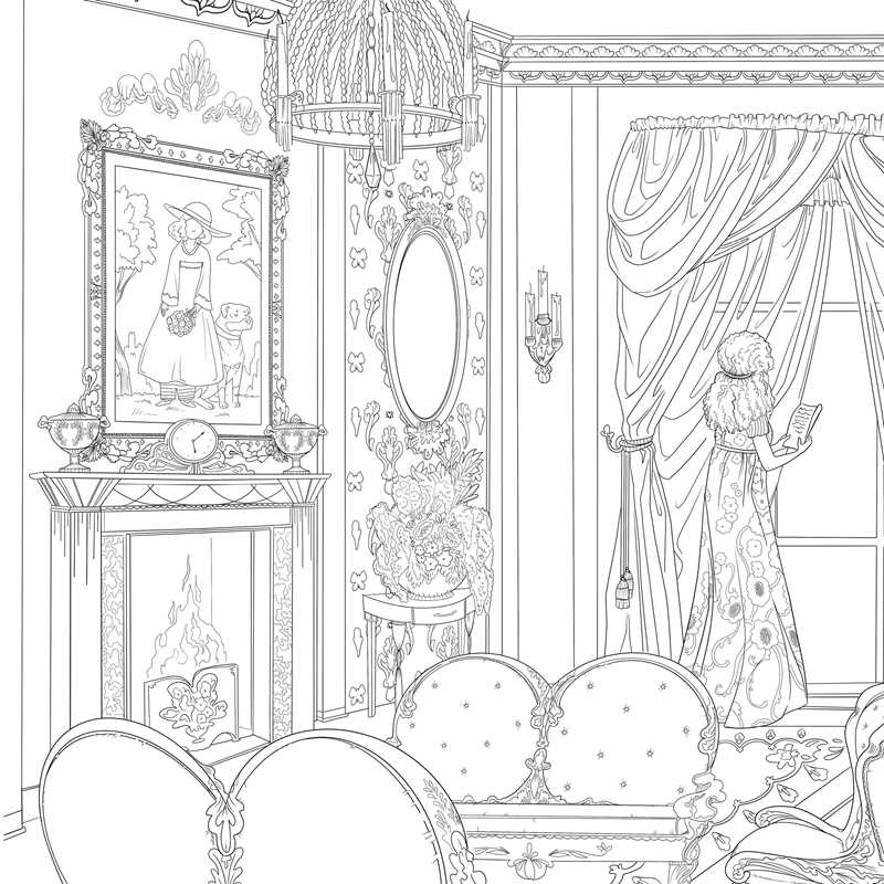 Unofficial Bridgerton Coloring Book