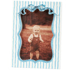 Blue Stripe Photo Frame