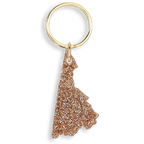 Glitter Keychain - State - VIRGINIA