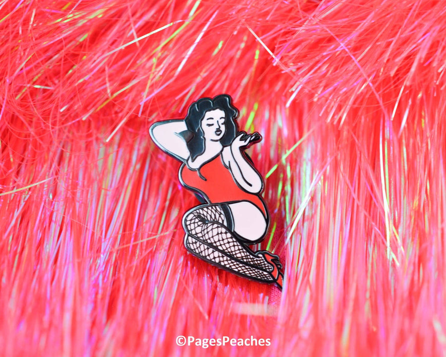 Hard Enamel Pinup Pin