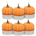 Pumpkin Tealight Candle Set