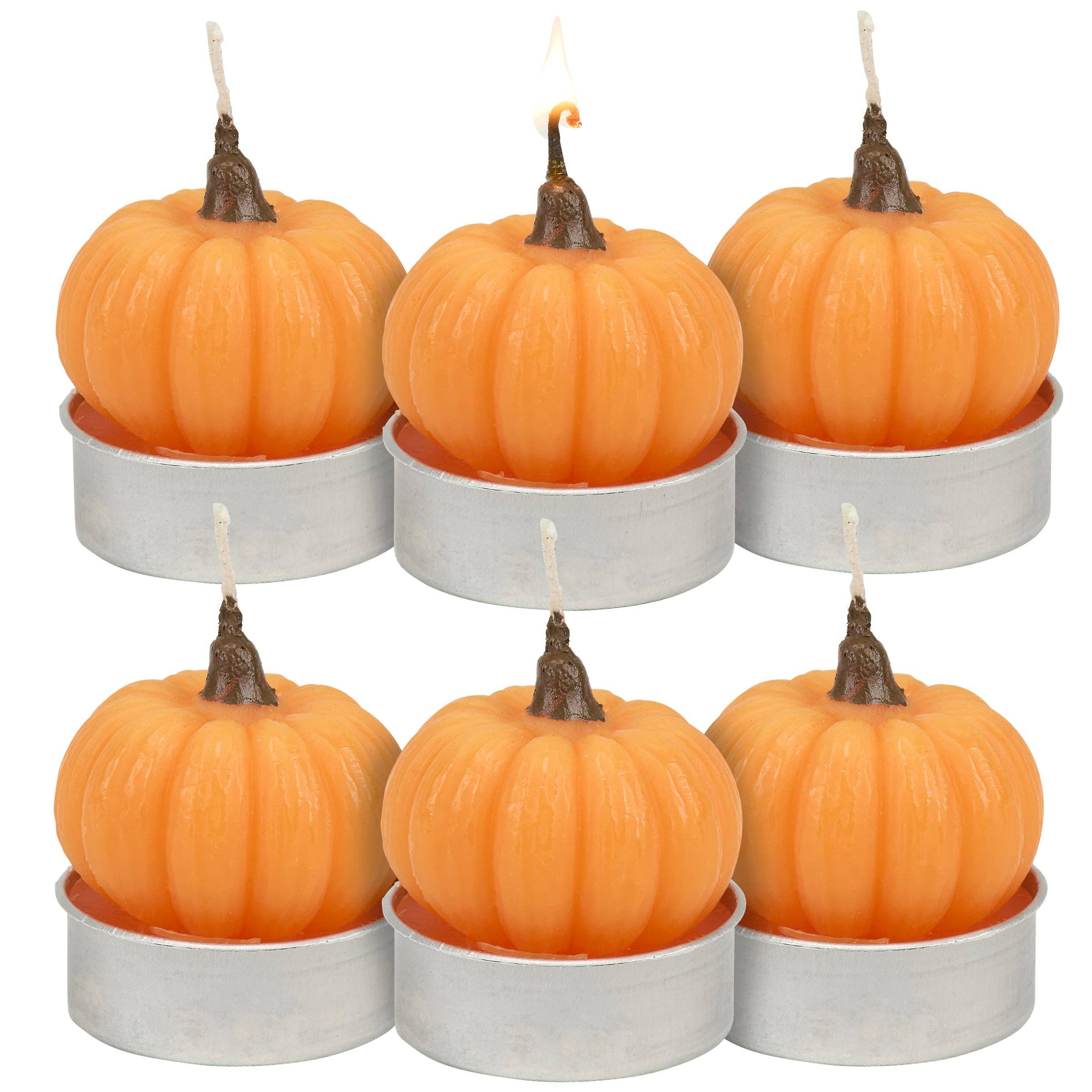 Pumpkin Tealight Candle Set