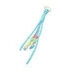 12PCS - Playful Beaded Knot Rope Bag Charm Keychains