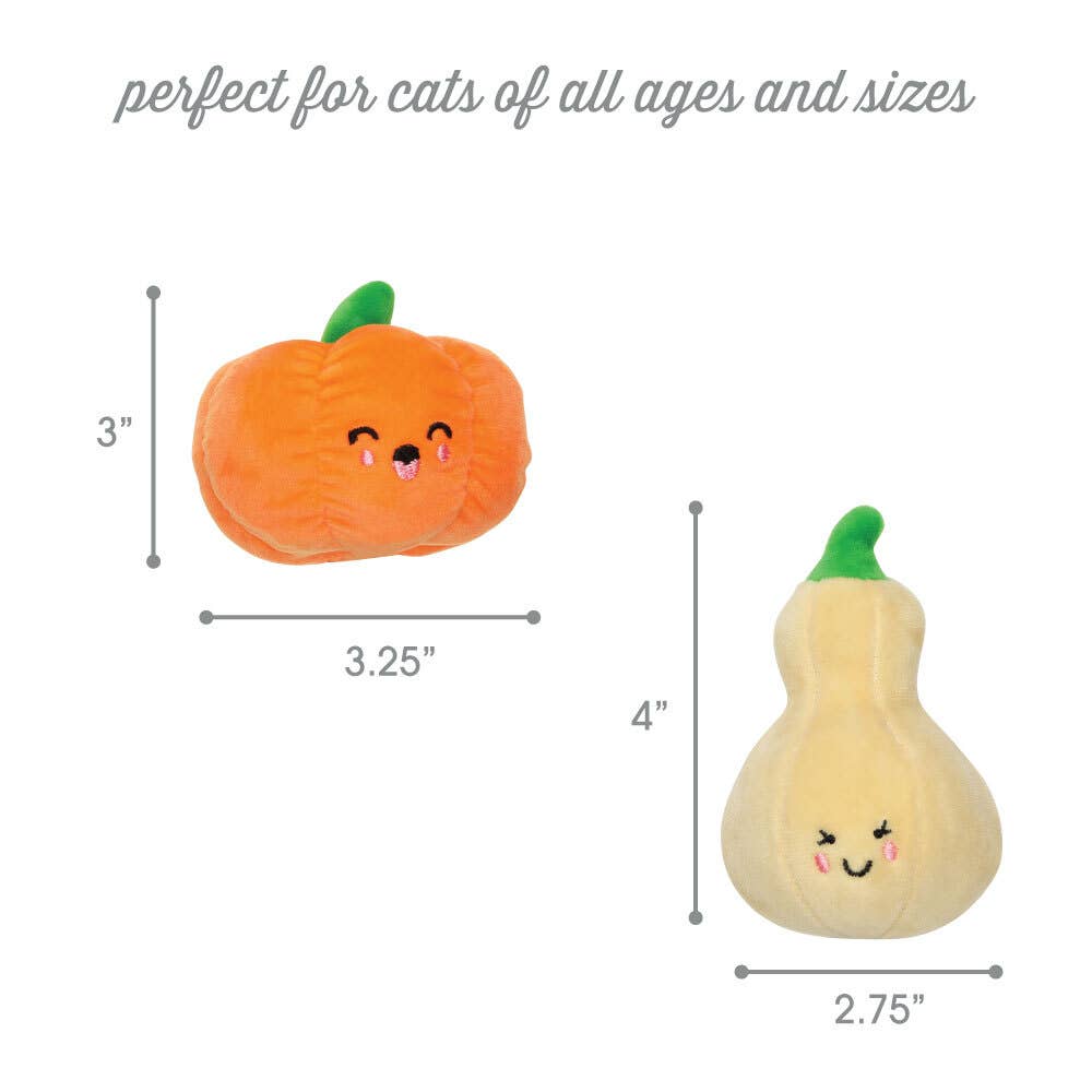 Gourds Fall Cat Toys, Set of 2