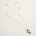 18 Inch Sardine Can Fish Stone Charms Necklace