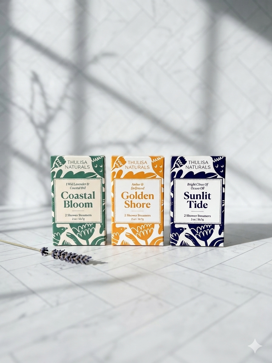 Sunlit Tide Shower Steamers | Wellness Gift Set