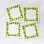 Green Olives Cocktail Napkin Set