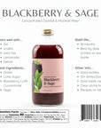 Blackberry & Sage Cocktail/Mocktail Mixer